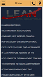 Mobile Screenshot of leanmfgsolutions.com