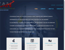 Tablet Screenshot of leanmfgsolutions.com